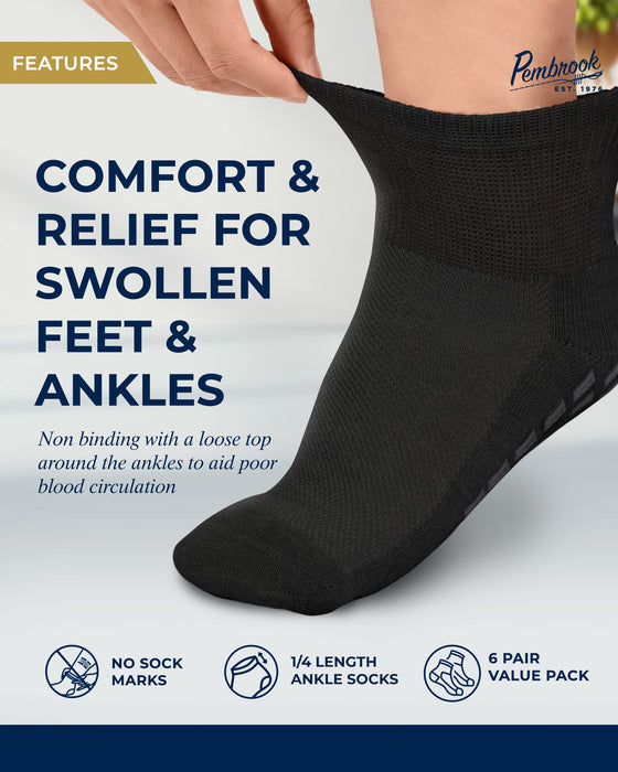 Gripperz Circulation Socks // Non Slip // Diabetic Safe